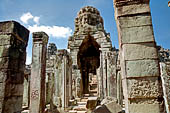 Angkor Thom - Bayon temple, east gopura of the third enclosure 